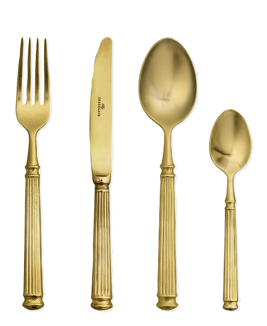 Cutlery set gold set of 4