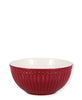 Cereal bowl Alice claret red