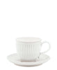 Cup & Saucer Alice white