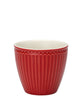 Latte cup Alice red